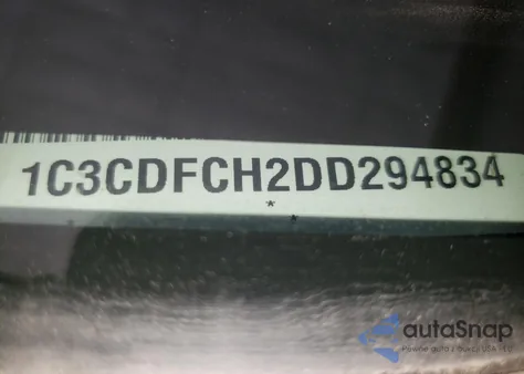 2013 Dodge Dart Limited from USA, damaged, VIN 1C3CDFCH2DD294834